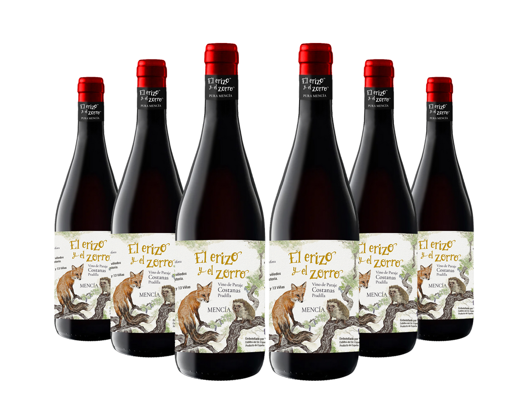 El Erizo y el Zorro, Mencía D.O. BIERZO 2024 - 6 botellas