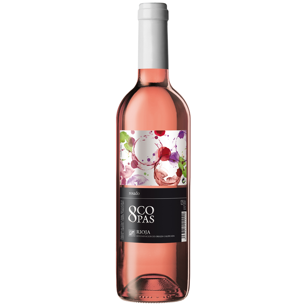 8 Copas Rosado D.O. Rioja 2020 - 12 botellas